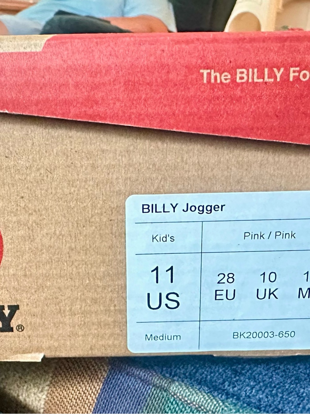 BILLY Jogger Kids Shoes - Pink